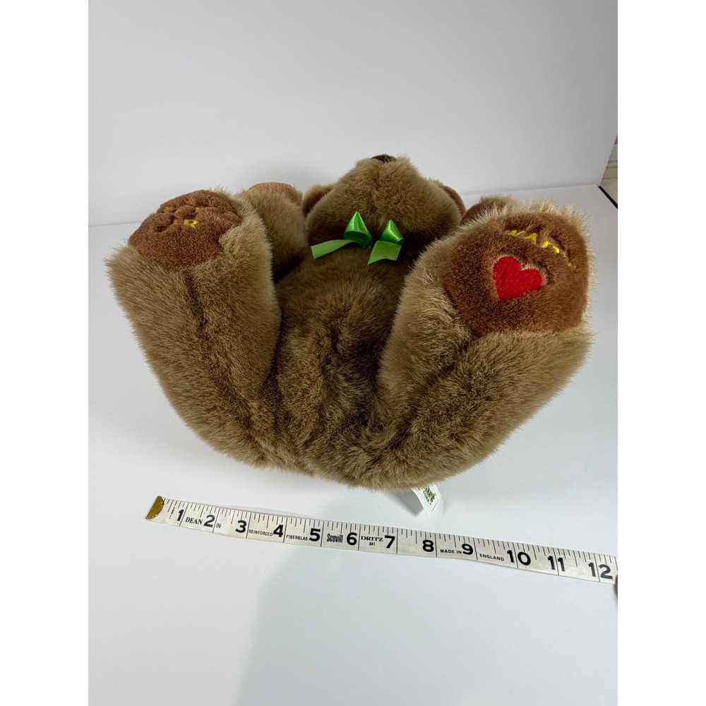 VTG Teddy Warm Heart Plush 11" Brown Microwaveable Stuffed Animal - Picture 6 of 16